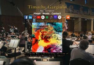 Timothy Gargiulo - Timothy is primarily a music composer and producer for Film, TV, Videogames, and Concerts, but he also does score preparation, arranging, orchestration, audio editing/mixing/mastering, and sound design.