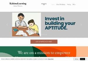 Kahima Learning - KahimaLearning is an online DO-IT-YOURSELF educational platform providing self-assessment tools in the form of WHYs & HOWs,  backed by important and relevant lesson plans. The material for the most sought-after subjects viz. SCIENCE,  FINANCIAL LITERACY,  LEGAL UNDERSTANDING,  INFORMATION TECHNOLOGY & INDIAN HISTORY are already available at a pocket-friendly price.