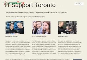 Complete Managed IT Support Toronto - Get the IT support services from Synergy IT Solutions. We are specializes in Managed IT Services, Network Support and 24 x 7 Dedicated Support in Canada. Synergy IT is Toronto's leading provider of secure IT support services for small, medium and large businesses.