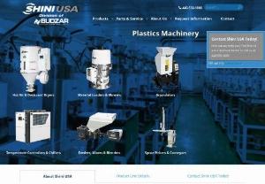 Shini USA - Your Plastic Process Equipment Source for Granulators, Industrial Chillers, Desiccant Dryers and More!