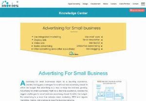 Advertising for small business - We provide digital marketing services as SEO, SEM, SMM, SMO, PPC, display ads, video ads, radio advertising, get blogging, send newsletters, choose targeted audience for adverting small business.