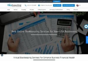 Online Bookkeeping Services - Avail best online outsourced bookkeeping services from the USA's leading professional bookkeeping services for small business Whiz Consulting Contact now for virtual bookkeeping services in New York, San Diego and other parts of USA