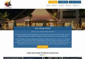 sun shade sail dubai - Qala Sunshade is a #1manufacturer and supplier of a wide range of sun shade in Dubai. Here you can find arrays of designs and sizes for the sun shades structure & sun shade sail.