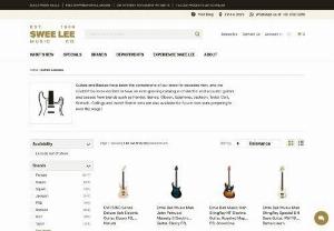 Guitars & Basses - Acoustic, Electric, Strings | Swee Lee Singapore - Guitars and Basses have been the cornerstone of our store for decades now, and we couldn't be more excited to have an ever-growing catalogue of electric and acoustic guitars and basses from brands such as Fender, Ibanez, Gibson, Epiphone, Jackson, T...