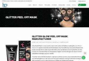 Peel off Glitter Mask Manufacturers in India - Glitter Glow Mask Manufacturer in India | Glitter Glow Peel off Glitter Mask Manufacturers of Activated Charcoal Peel off Mask Exporter from Ahmedabad India.