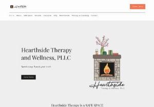 Hearthside Therapy and Wellness, PLLC - Hearthside Therapy provides teletherapy services in North Carolina, and online life coaching nationwide. Accepts some insurance plans, offers sliding scale, and some subscription plans.