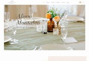 Alison Montalvo Weddings & Events - Wedding planning serviaces based in Houston, TX.