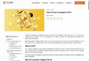 Screenshot of How CX has Changed in 2021