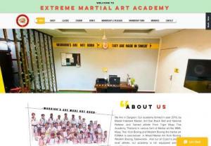 Extreme Martial Art Academy - We Are in Gurgaon. Our academy formed in year 2016, by Master Inderjeet Madan, 3rd Dan Black Belt and National Referee. and Trained athlete From Tiger Muay Thai Academy, Thailand in various form of Martial art like MMA, Muay, Thai, Kick Boxing and Western Boxing the martial art. EXMAA is specialized in Mixed Martial Art, Kick Boxing, Western Boxing, Taekwondo . And our all Coach's are pro level athlete, our academy is full equipped and Air conditioned.