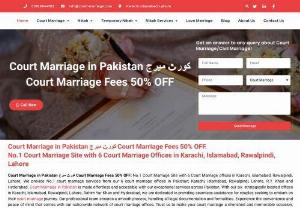 Court Marriage - About Us
Right Law Associates is a prominent law firm, having a team of experienced lawyers in Karachi and Islamabad. The services of its ''Marriage Section'' are famous among the young generation due to its prompt and inexpensive services.
We deal in all family legal matters, including court marriages, conventional marriages, and online marriages.