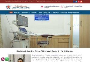 Best Cardiologist in Pune: Dr. Kartik Bhosale - Dr. Kartik Bhosale is a young and dynamic Cardiologist in PCMC, Pune currently working as a Consultant and Interventional Cardiologist at Symbiosis University Hospital and Research Center Pune. He is an interventional cardiologist by profession having more than 8 years of experience in the field of cardiology. Dr. Kartik Bhosale has wide experience of performing coronary angiographies and coronary angioplasties - the majority performed through a transradial approach.