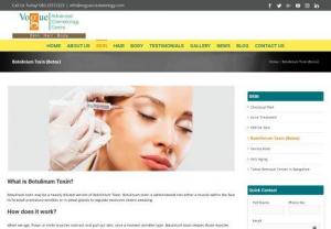 botox specialist in malleswaram-botox specialists bangalore-botox specialist in Sadashivanagar - Vogue Cosmetology offer Botox specialist in Bangalore, Malleswaram and Sadashivanagar. It helps to treat excessive sweating & disorders of muscle.