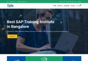 Best SAP Training Institute in Bangalore - Zyple Academy is the one of the best SAP Training Institute in Bangalore (India) provides SAP Industrial Business System Program to all students and professionals who want build a career in automation. we are 