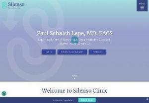 Silenso Clinic ENT & Sleep Medicine San Diego, CA | Dr. Schalch Lepe - Dr. Schlach Lepe is a board-certified ENT and sleep medicine specialist serving San Diego, CA and surrounding areas at his practice, Silenso Clinic. His specialties include treatments for chronic sinusitis, obstructive sleep apnea, deviated septum, nasal obstruction, and other breathing issues.