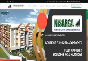 Apartments For Sale In Electronic City - 2bhk Flat In Electronic City - Flat For Sale In Electronic City Within 30 Lakhs - Nisarga Builders are a leading Property Developers. We are dedicated to designing, developing and constructing the finest homes in Bangalore for more than a decade. We provide our clients with high standards of quality home. In addition to support services provided by our group, the company's comprehensive customer care programs To customers through its vast network with offices all across the country.
