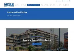 Residential Scaffolding Services in essex - Merk Scaffolding specialises in scaffolding for residential buildings, no scaffolding project is too big or too small for our expert team and have proudly completed hundreds of residential scaffolding projects for customers throughout Essex.