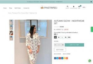 Buy Autumn Glow Nightwear Set for Women Online - Glide into 