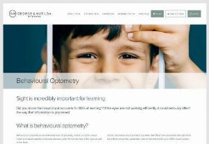 Behavioural Optometry | George & Matilda Optometrist - Behavioural optometry considers visual motor and visual cognitive skills and assesses both the functioning of the eyes as well as the brain. Book a test now!