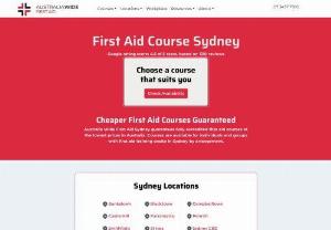 Australia Wide First Aid - Complete your Australia Wide First Aid course in Sydney and you'll receive your nationally accredited certificate the same day. We've designed our Sydney first aid courses for quick and..