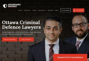 Affordable Defence - Affordable Defence is an Ottawa criminal defence law firm initiative that believes high-quality, tenacious defence of your rights should not be a privilege reserved for the rich and famous.
