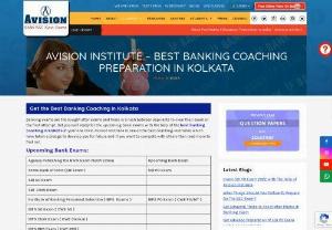 Best Banking Coaching in Kolkata | Top Banking Institute in Kolkata - Looking for the best banking coaching in Kolkata? Avision Institute provides quality study material & classroom sessions with the best full-time faculties