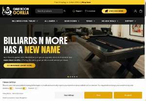 Billiards N More - Billiards 'N More handles all of the details for you, starting with the best warranties in the business and ending with a fully licensed team of installers and technicians. They service everything that they sell and offer in-home repairs and moving services for pool tables, pinball machines and arcade games.