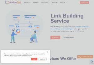 Link Building Services - Andolasoft is one of the most reliable white-hat link building service providers for your website ranking, brand awareness, organic traffic for the long-term. Hire our link building experts to get high quality link building services.