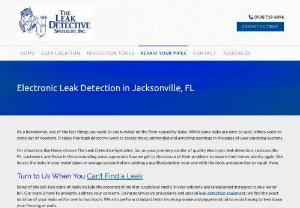 high water usage jacksonville fl - In Jacksonville, FL, if you are looking for residential and commercial plumbing services provider then contact The Leak Detective Specialist, Inc. To obtain service related details visit our site now.