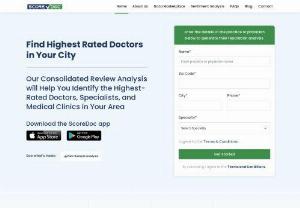 Not Sure Which Doctor To Choose? ScoreDoc Can Help - Checking online reviews of healthcare providers can be tedious, and may lead to a wrong selection if you aren't analyzing their reviews on all relevant platforms. ScoreDoc will help you select the right provider for your healthcare needs, by generating comprehensive reputation audits on the doctors you are considering.