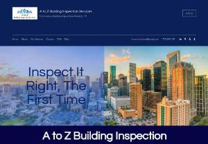 A to Z Building Inspection Services - We offer a variety of Inspection Services from Real Estate Inspections, Commercial Building Inspections, Infrared Scans by a Certified Level II Thermographer, Moisture Inspection to Stucco inspections, and Energy Audits. We specialize in moisture detection in homes and buildings using the latest infrared technology.
