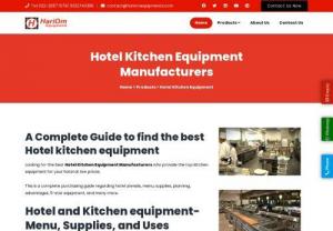 Hotel Kitchen Equipment Manufacturers - We are utilizing the best strategy for making Hotel kitchen equipment.
We are the top experts of Hotel Kitchen Equipment Manufacturers. We use excellent mechanisms to prepare and high-tech kitchen equipment. We employ efficient management strategies to boost the efficiency of our production processes. We have the best employees with the proper expertise to complete their job. Modern fabrication techniques and a dedication to highly skilled professionals have secured us a place in the top...