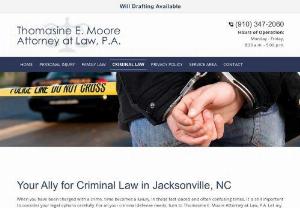 criminal defense onslow county nc - Thomasine E. Moore offers personal injury representation in Jacksonville, NC. Call (910) 347-2060 to schedule a consultation.