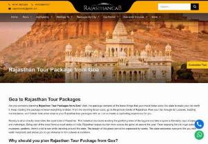 Rajasthan Tour Package from Goa | Rajasthan Family Tour - If you are planning your Rajasthan Tour Package from Goa, check-out the best of Rajasthan Family Tour. Plan your holidays with us.