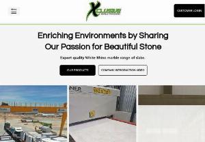 Xclusive Marble Processing - Ref Digital - With services such as social media expertise, website design, logo, we support the transition of companies to institutionalXclusive Marble Processing (PTY)Ltd.
Specializes in producing resined and polished White Rhino marble slabs for export.ism and provide consultancy.