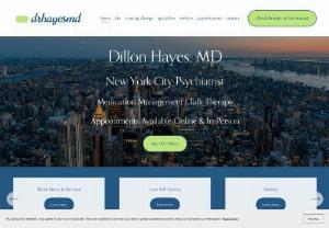 Dillon Hayes, MD - Dillon Hayes, MD is a private psychiatrist located in NYC.