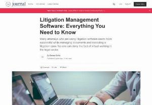 Litigation Management Software: Everything You Need to Know - The litigation management software is the best solution for law firms to manage a broad range of litigation-related tasks, matters, court dates, legal discovery, deadlines, and many more. In this blog, you will learn everything about litigation management software and is helpful for your law firm overall. Read it now.