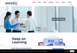 EnrichK - At EnrichK, visitors of website will gain the knowledge in the field of accounting, tax, company law, audit, financial reporting and finance through blog posts.