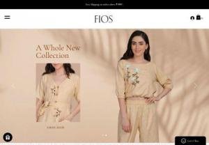FIOS clothing - FIOS is a fresh line of handmade embroidery clothing brand that is as comfortable to sleep in as it is stylish to wear outside.