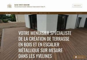 MAXIME SORDET JOINERY, patio installer and wooden pergola in Yvelines 78 - MAXIME SORDET MENUISERIE, craftsman carpenter specializing in the installation of bamboo, pine, exotic wood decks and the installation of wooden pergola in Yvelines 78