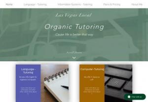 Organic Tutoring - My name is Jordy Prado, im a private tutor with 7 years of experience. We offer language and computer tutoring.
