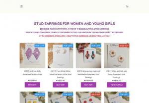 Stud Earrings For Women | FREE DELIVERY ON $120 ABOVE - Get stylish stud earrings for women at EJ Designer Jewellery. All affordable pieces are made of lightweight polymer clay. FREE delivery on orders over $120.