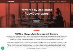 RORBits Software - RORBits is Leading Ruby on Rails Development Company offer dedicated ruby on rails developers on monthly basis. Hire Ruby Developers on monthly basis. Make Enquiry today.