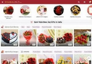Valentine Gifts to India - Send gifts to your loved ones in India on Valentine's Day.