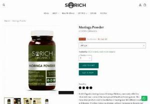 Buy Moringa Powder Online | Drumstick Powder | Sorich Organics - Shop Sorich Organics Moringa Powder online to get surge of energy and support weight management as a natural appetite suprressant. Get healthy & Organics Moringa Powder to your doorstep at an affordable price.