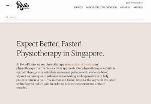 Physiotherapy Singapore, Physiotherapy Near Me, Physio - Hello Physio is a leading Physiotherapy for Physical therapy in Singapore Novena Area. If you are looking for Physio SG services or Physio Near me, consider HelloPhysio
