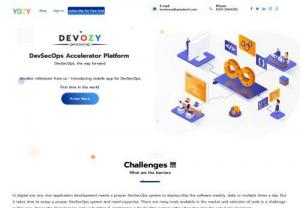 DevOzy - YOZY Enterprise DevOps Platform helps to improve release recycle time and development efficiency when creating software applications.
