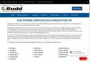 Duct Work Repair - Looking for a reliable HVAC contractor who can help with your ductwork? Whether you need to install a new duct system, or repair leaking air ducts, you can count on our experts to get the job done professionally.

Rudd Plumbing, Heating and Air is the go-to HVAC company in Summerville, SC. We are committed to building long-term relationships with our neighbors and making sure you receive the quality solutions you need to enjoy a cleaner, healthier, and more comfortable home environment.