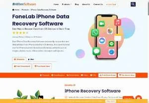 Screenshot of iPhone Data Recovery Software