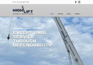 High Lift Crane Services, LLC - High Lift Crane provides crane rentals to central and south Texas. We strive to deliver reliable, on-time service to every customer on every job.