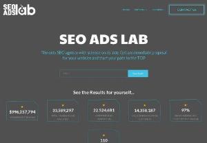SEO Ads Lab | India - As the best SEO agency, SEO Ads Lab provides top SEO services across the globe. Get an immediate proposal for your website and start your path to the TOP.